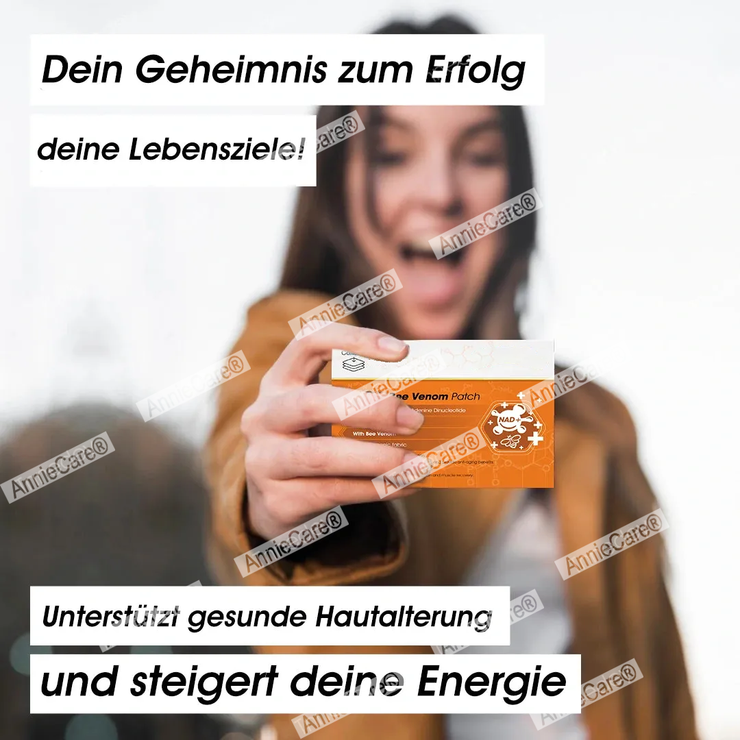 AnnieCare® NAD+⚡ Bienen-Gift Pflaster – Ultimative Hautverjüngung & Energie-Booster (Letzter Tag Rabatt: 70%)