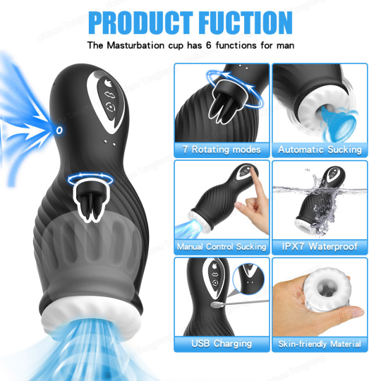 Entrenador de pene Empuje y tracción automáticos