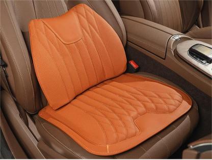 【53% off】 Възглавница за автомобилна седалка от естествена кожа и лумбална възглавница за седалка