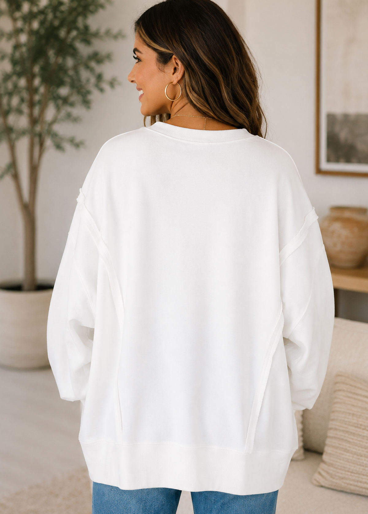 Halloween Jack‑O‑Lantern Contest Graphic Oversized Sweatshirt