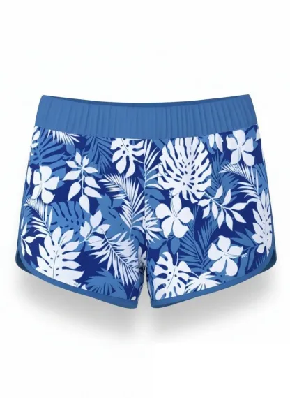 Tropical Floral Print Swim Shorts