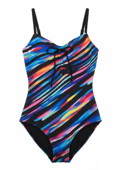 Colorful Print  One Piece Swimwear
