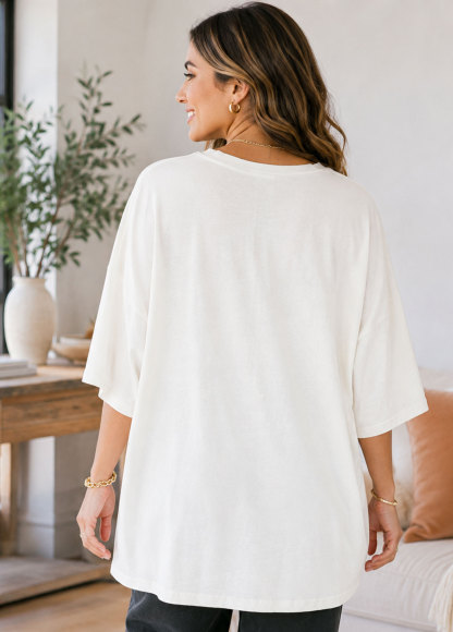 Women Halloween Spooky Goosey Oversized T-Shirt