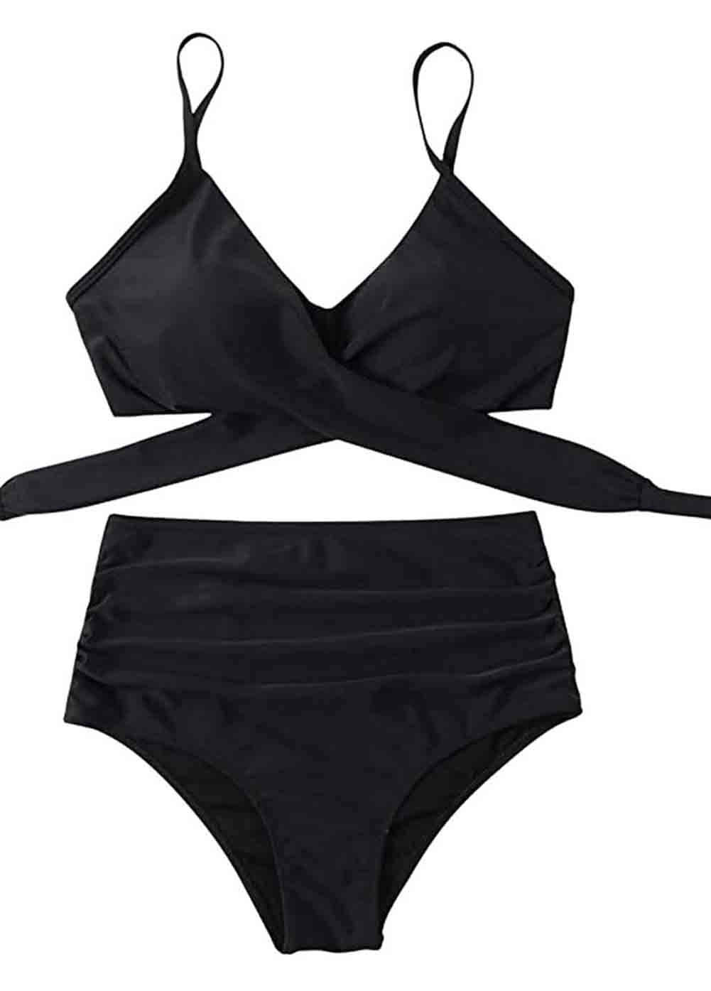 High Waist Bandage Bikini Set