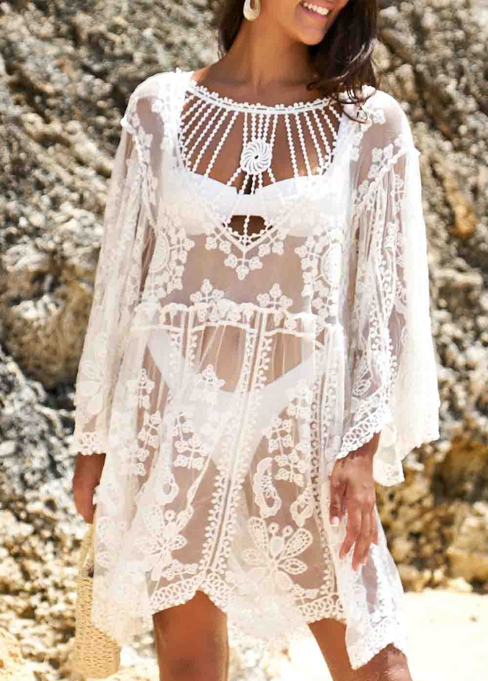 Embroidered Cover Up
