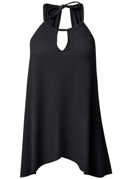Boho Resort Wear Tie Back Tankini Set