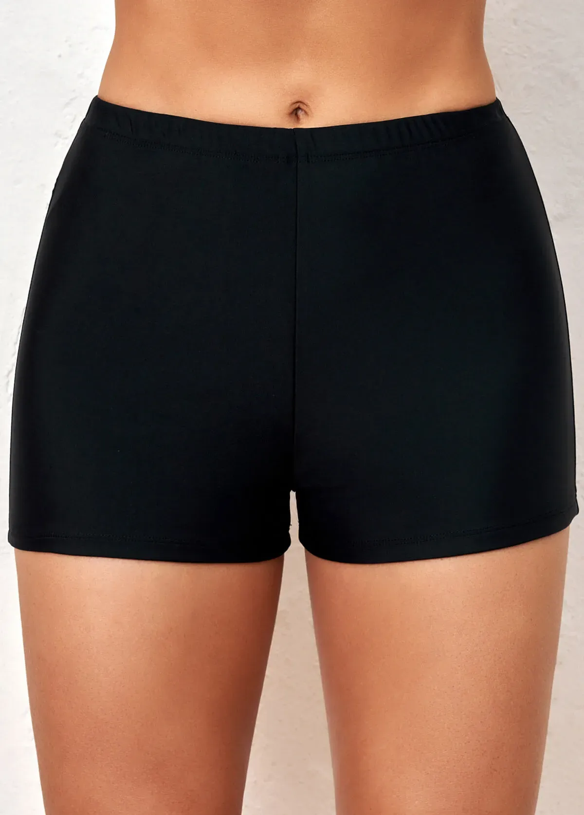 Solid Swim Boyshort Bottom