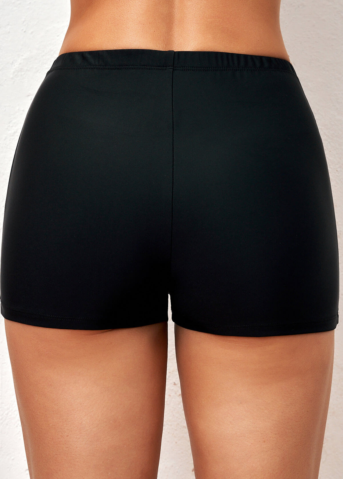 Solid Swim Boyshort Bottom