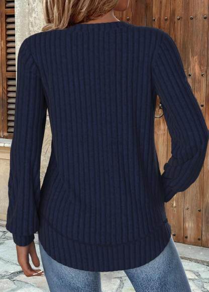 Long Sleeve Round Neck Sweatshirt