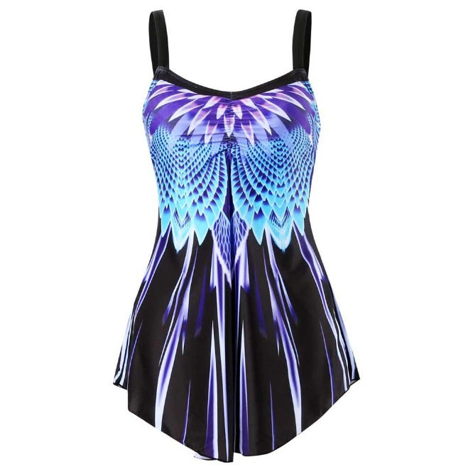 Gradient Strap Fashionable Swimdresses
