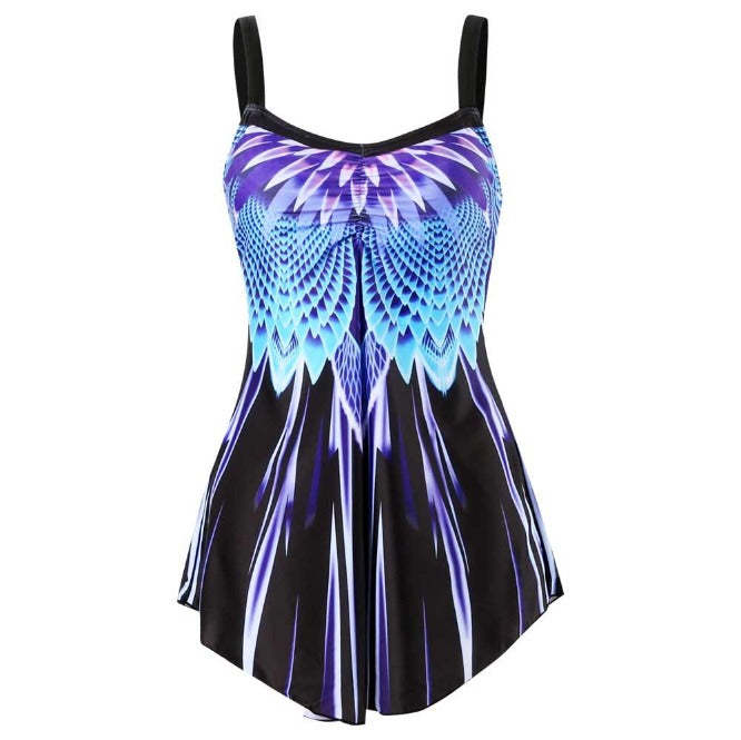 Gradient Strap Fashionable Swimdresses