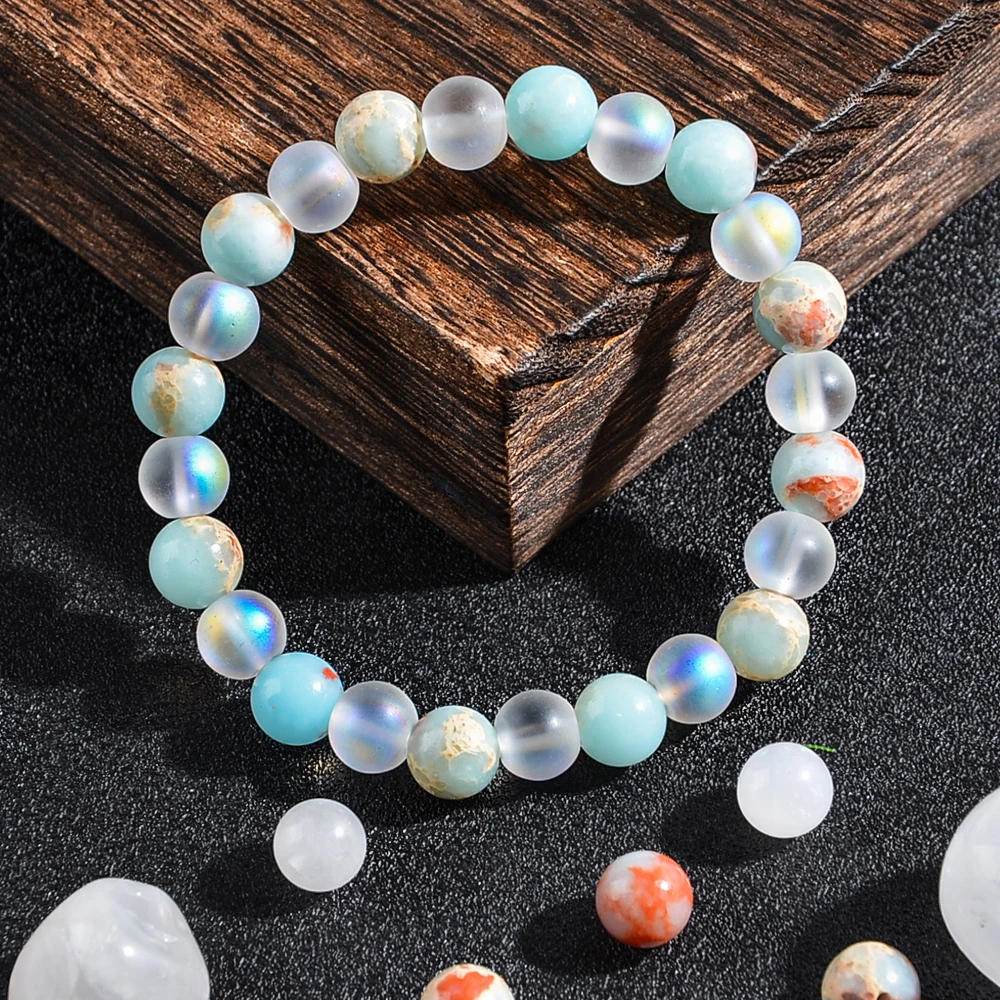  Retro Bohemian Stone Fengshui  Bracelet For Luck