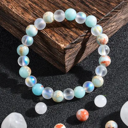  Retro Bohemian Stone Fengshui  Bracelet For Luck