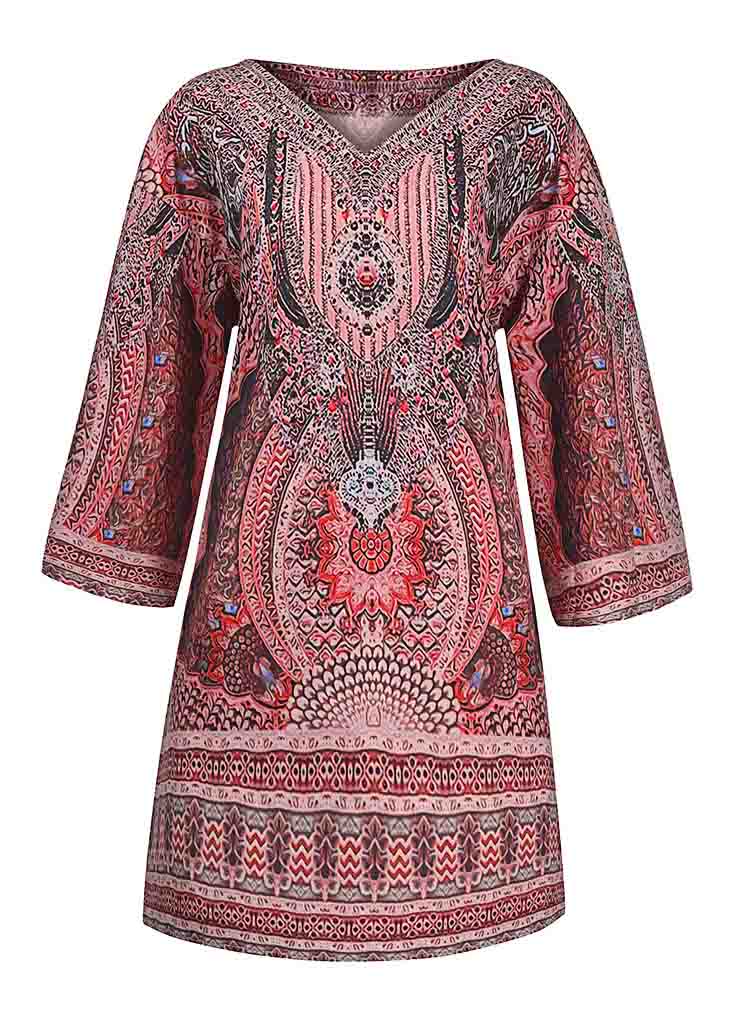 Floral Printed Boho Cover-ups