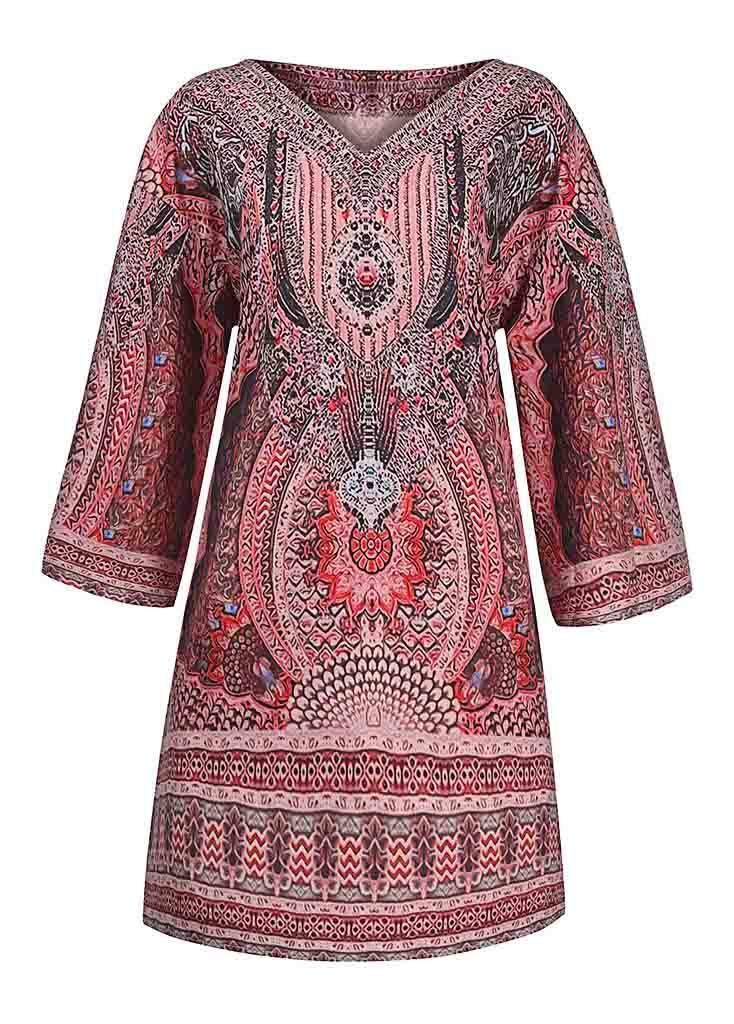 Floral Printed Boho Cover-ups