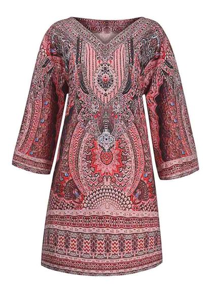 Floral Printed Boho Cover-ups