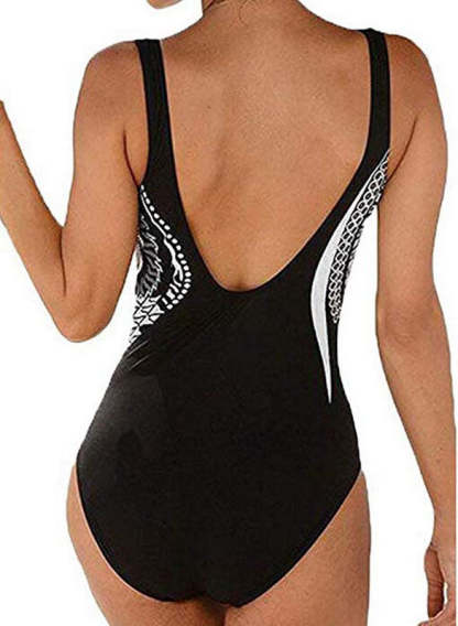 Printed Strap Sexy One-piece Swimsuits