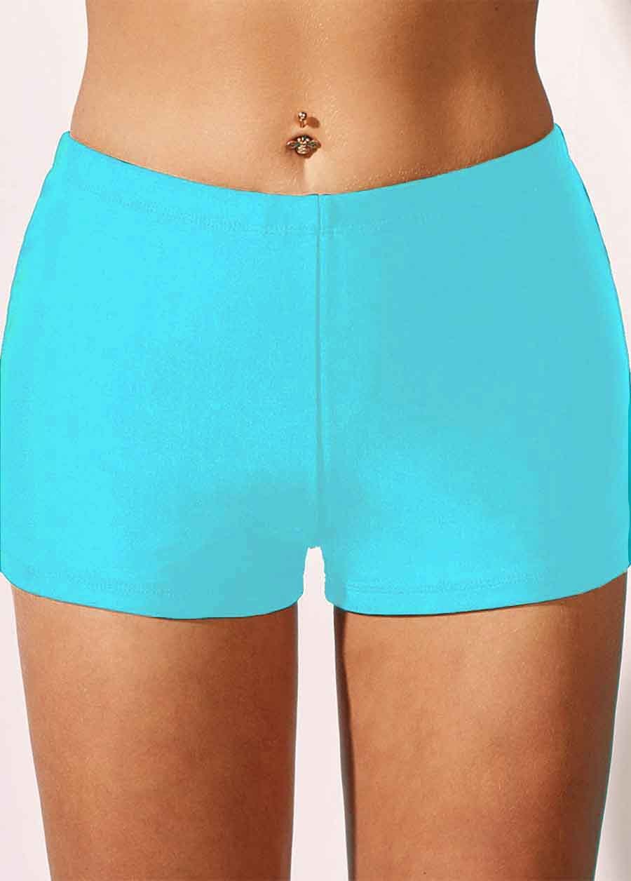 Mid Waist Swimsuit Shorts