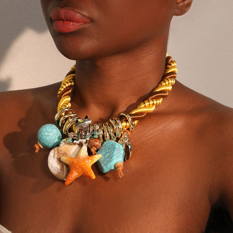   Ocean Style Beach Travel Necklace 