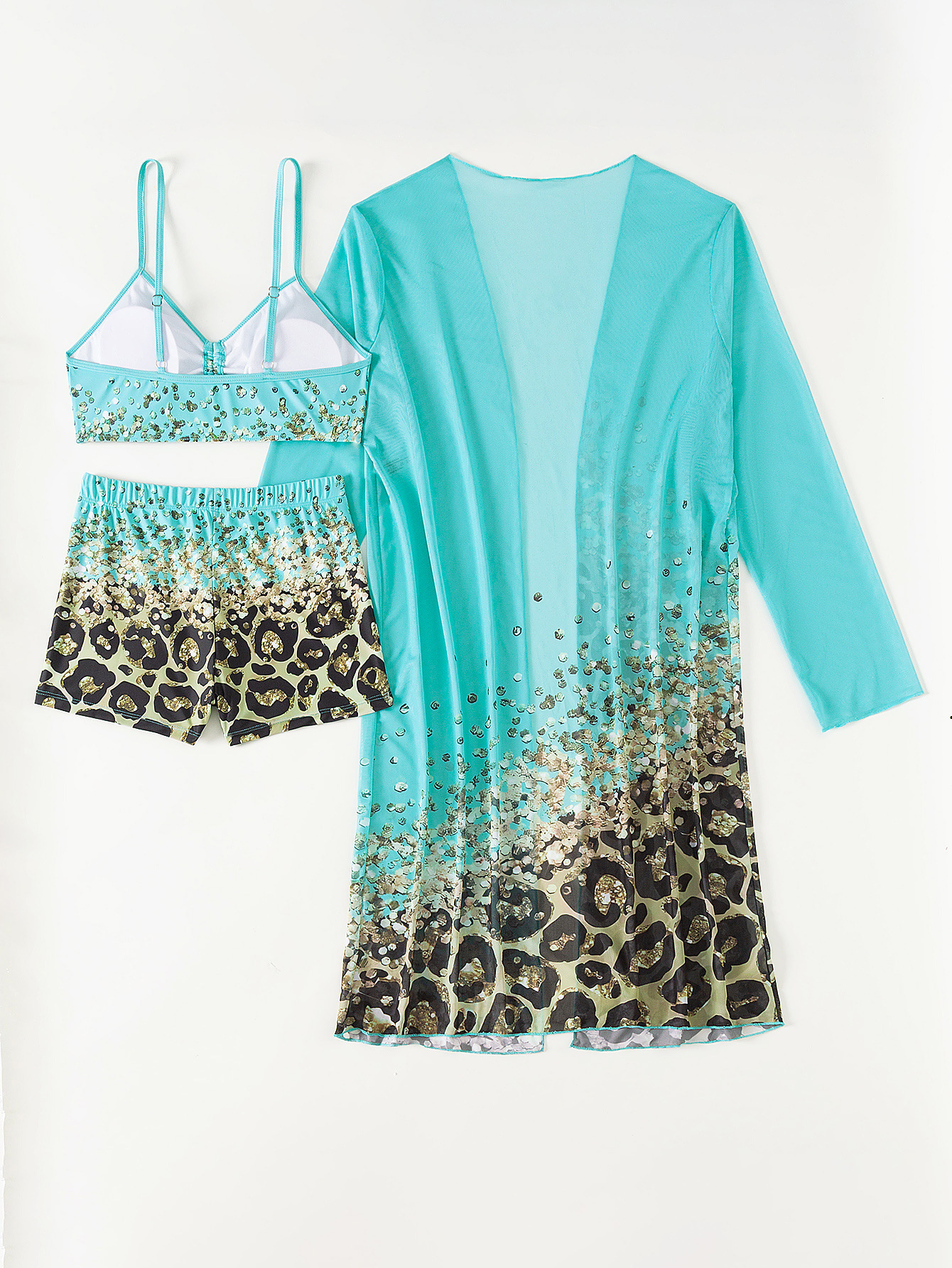 Hot Selling Positioning Print Halter Neck Bikini Set