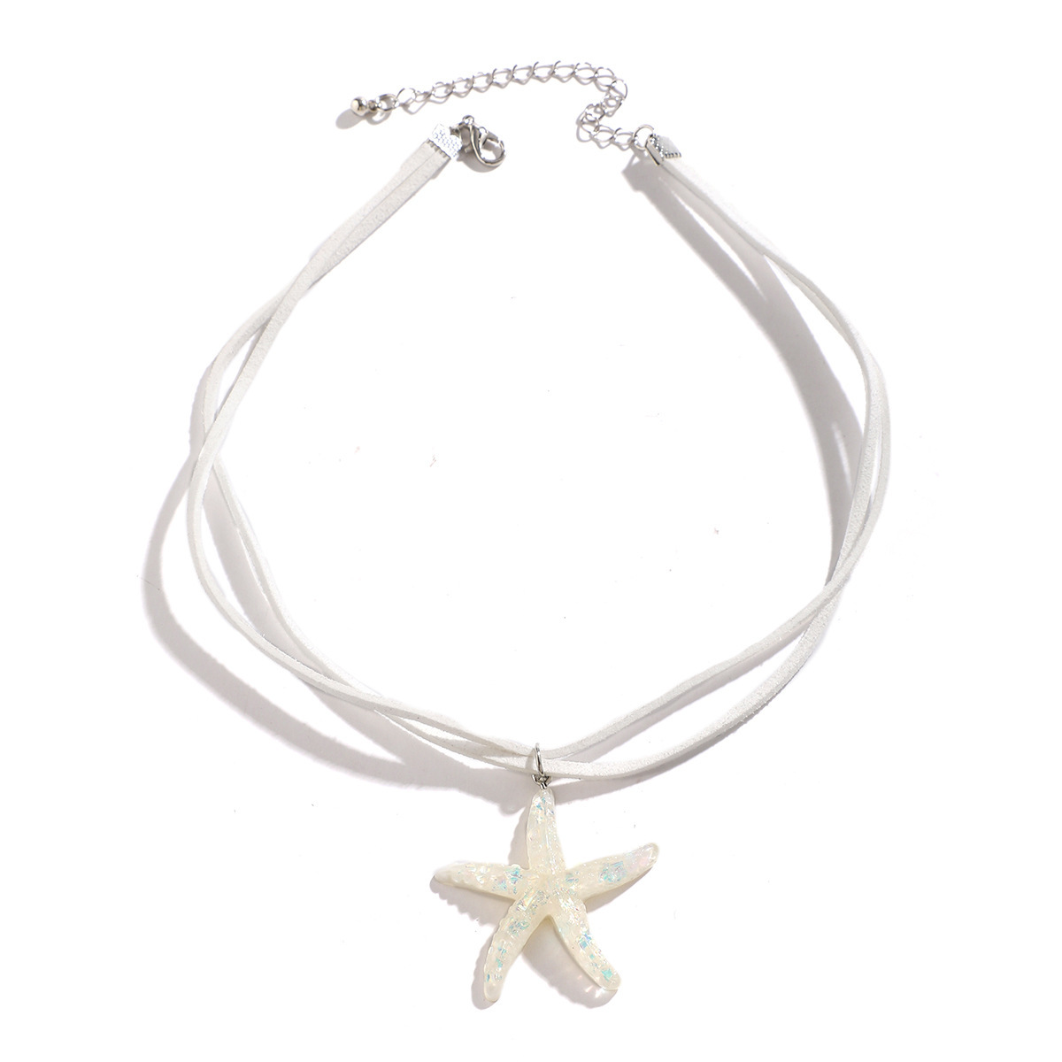 Cute Beach Ocean Pendant Clavicle Chain Seashell Valentine Starfish Necklace