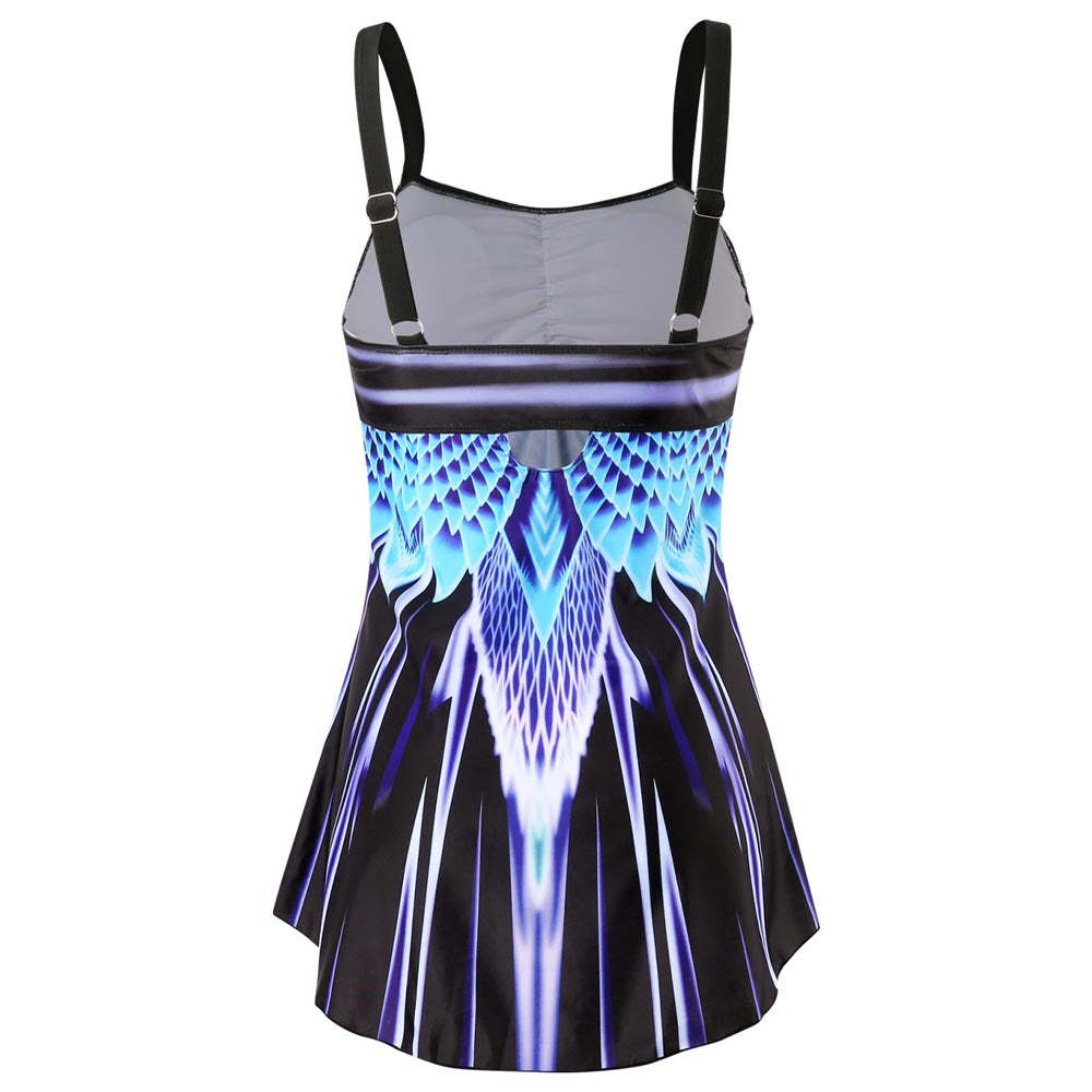 Gradient Strap Fashionable Swimdresses