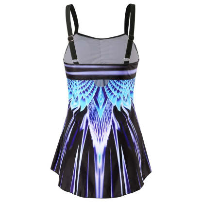 Gradient Strap Fashionable Swimdresses