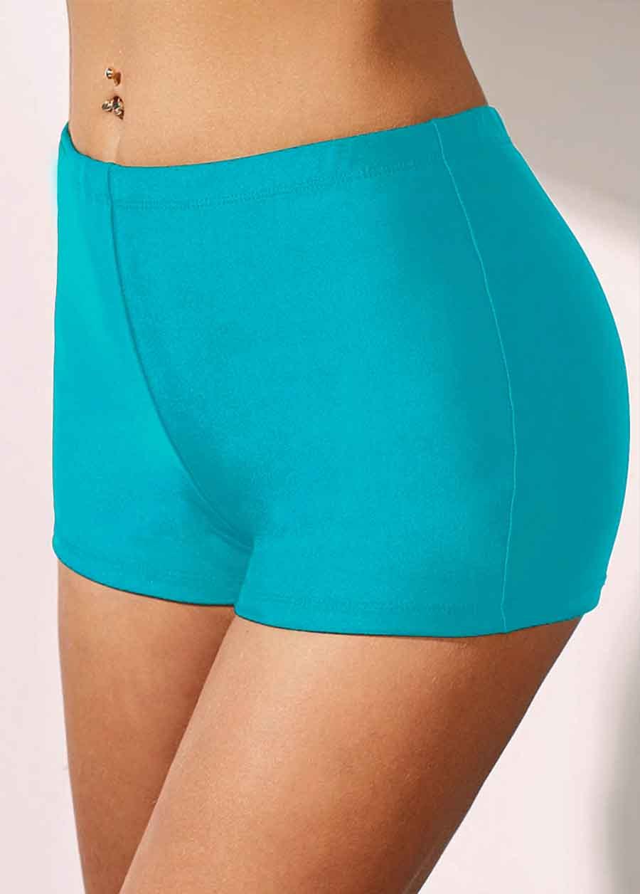 Mid Waist Swimsuit Shorts