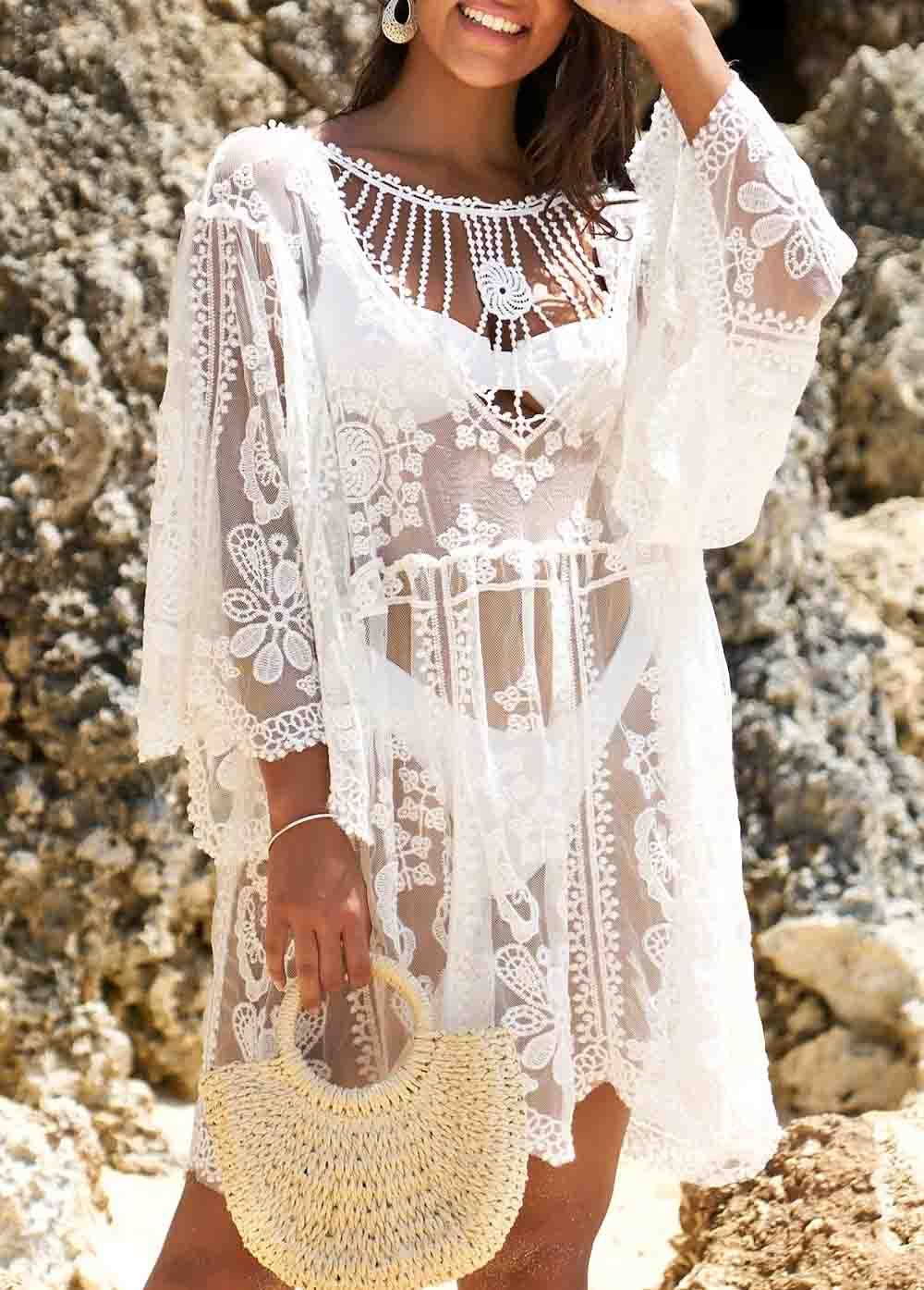 Embroidered Cover Up