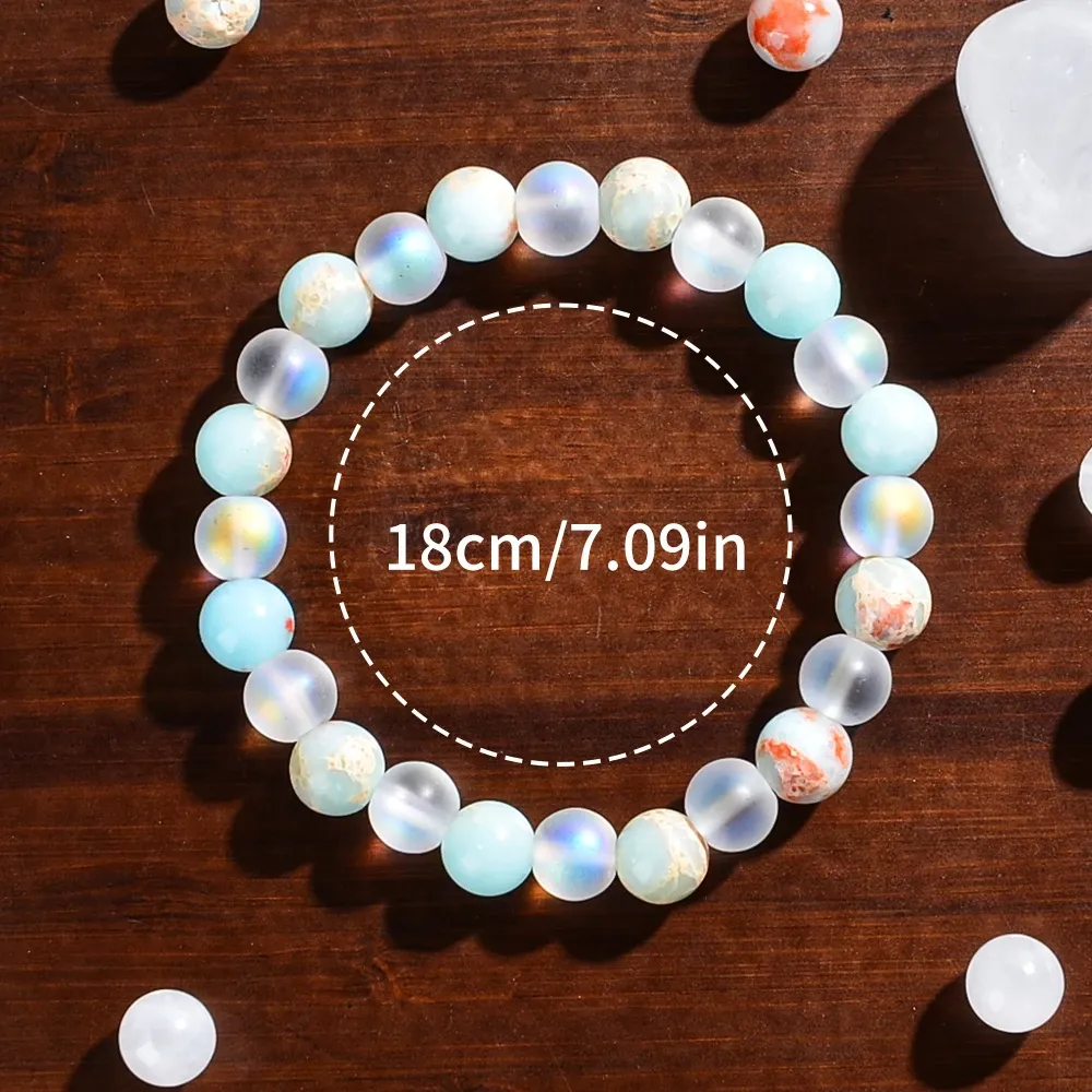  Retro Bohemian Stone Fengshui  Bracelet For Luck