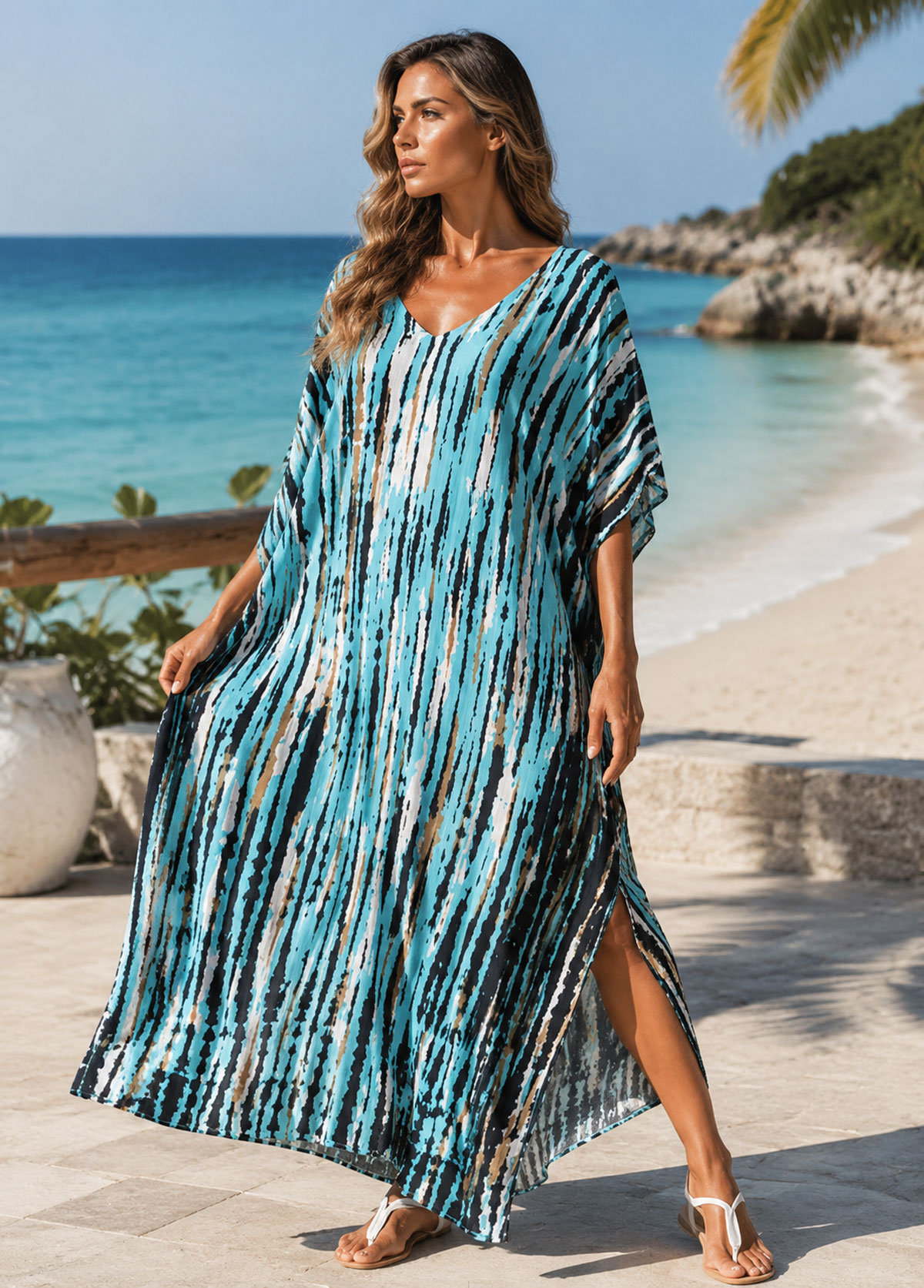 Tie dyed Retro Cover Up