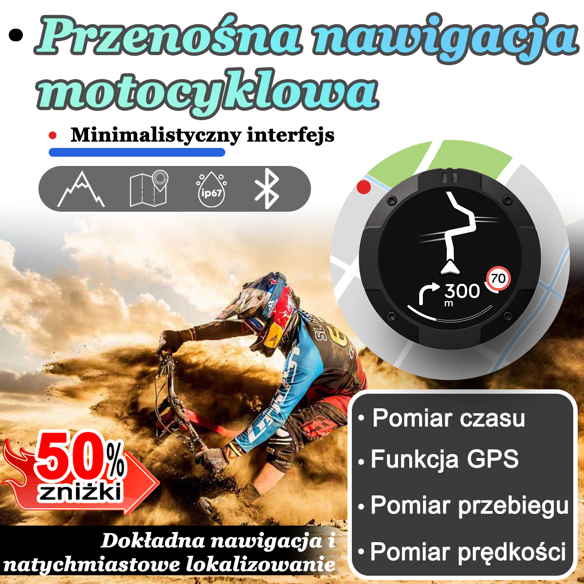 Przenośna Nawigacja Motocyklowa