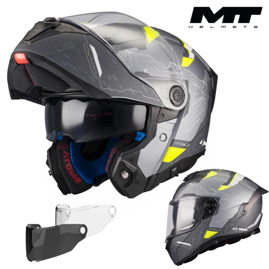 Výklopná motocyklová přilba ECE 22.06 – lehká, pohodlná a bezpečná pro každodenní jízdu