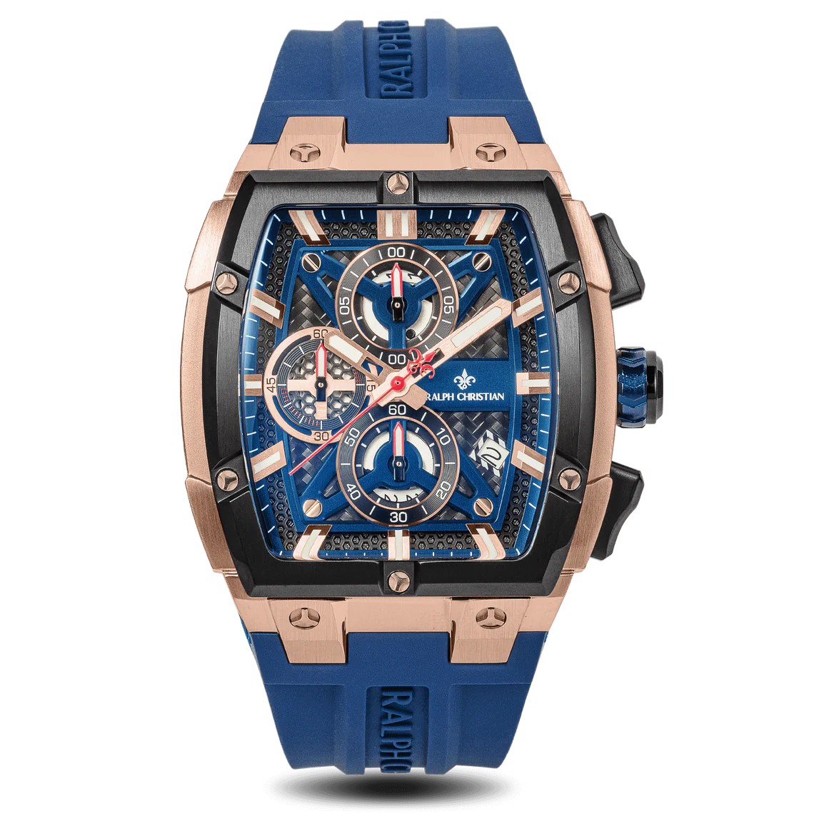 Polaris Chrono – Елегантен мъжки хронограф – Кралско синьо