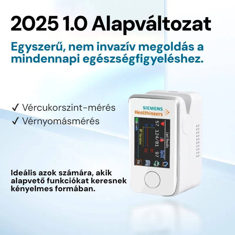 🔥 2025-ös Innováció – Tű nélküli mérés, teljes egészségkontroll