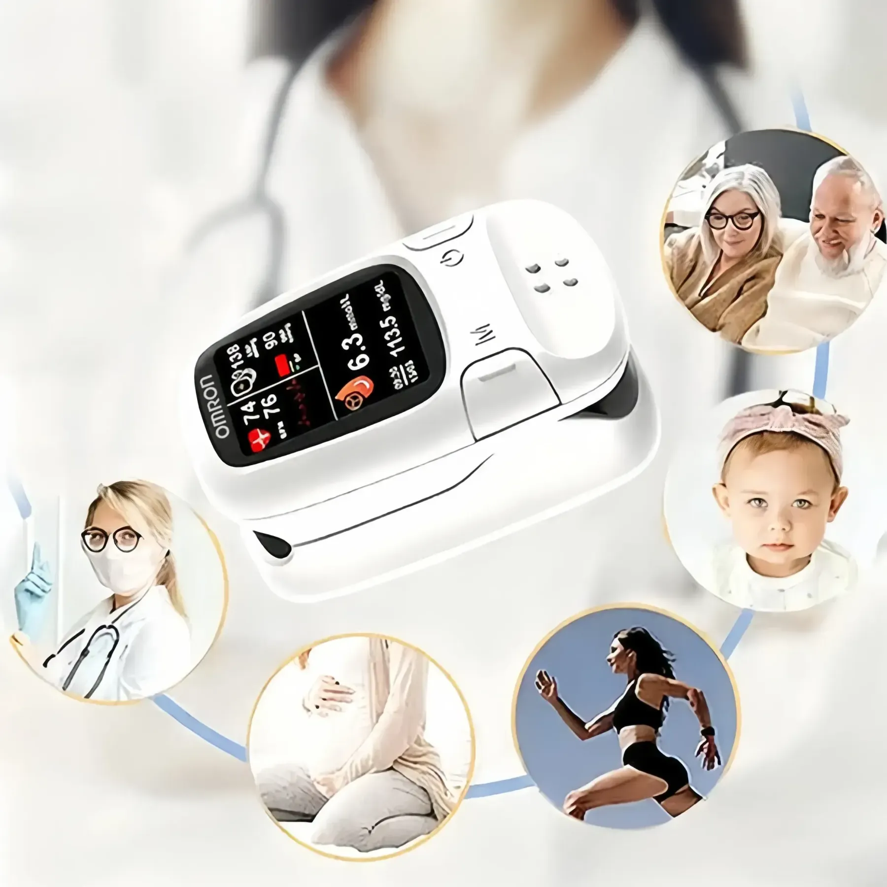 Omron™ bemutatja az új, szúrásmentes intelligens vércukorszint-mérőt – kényelmes és modern megoldás a mindennapi ellenőrzéshez