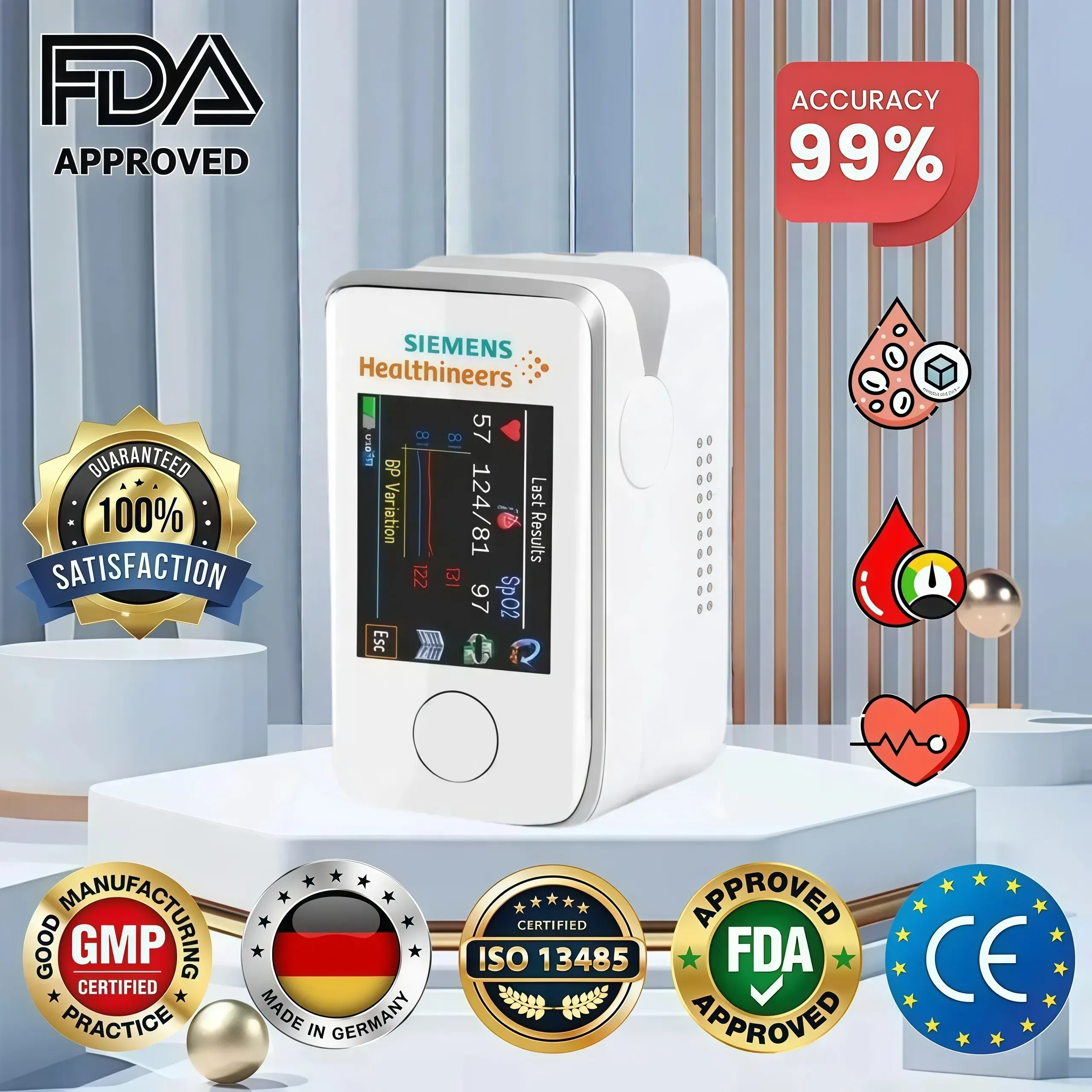 Nem invazív okos vércukorszint-figyelő – Kényelmes, fájdalommentes napi ellenőrzéshez