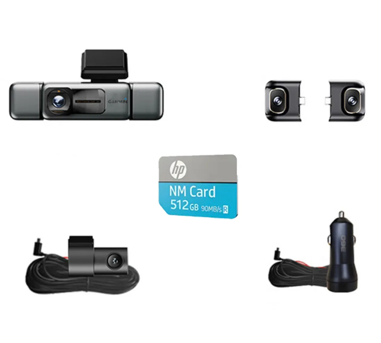 AI Vezérelt 4K Ultra HD Autós Kamera 360° Panoráma Nézettel, Éjjellátással és GPS Nyomkövetéssel