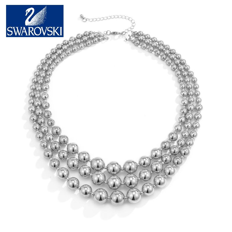 🔥 Vintage geometrický náhrdelník s korálky Swarovski, limitovaná edice výročí
