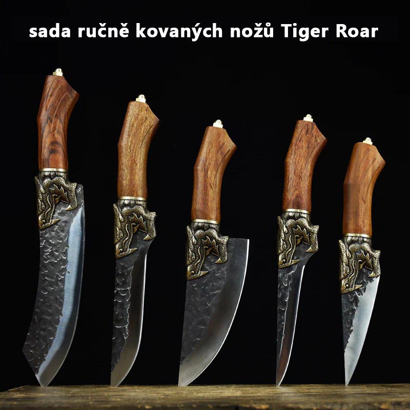 Sada ručně kovaných nožů Tiger Roar: První krok k tomu, abyste se stali skvělým kuchařem