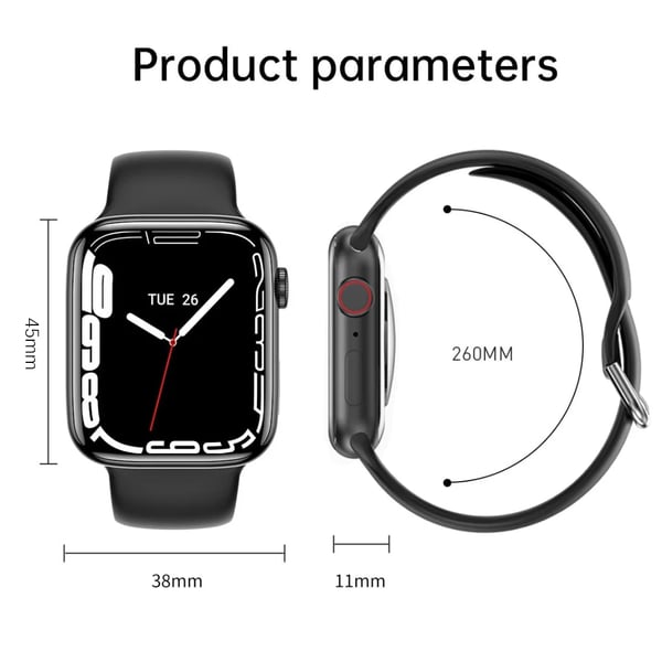 i8 Pro Max Smartwatch | With Extensive Health Monitor