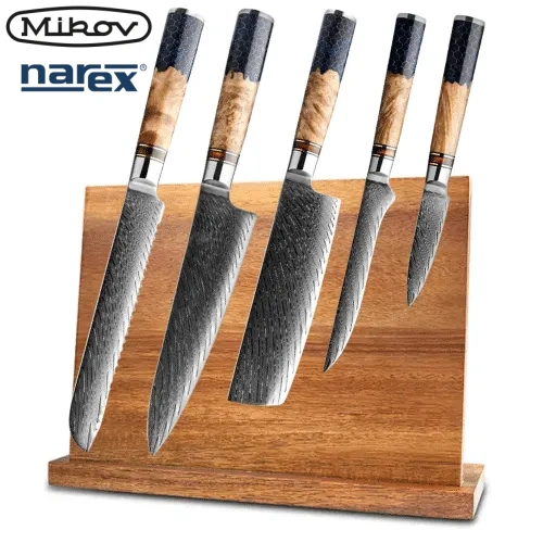 Sada 5 kuchyňských nožů Mikov - sleva 50 %