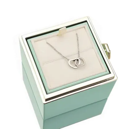 Eternal Rose Box - Colier personalizat gravat