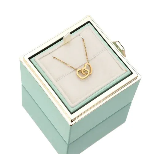 Eternal Rose Box - Colier personalizat gravat