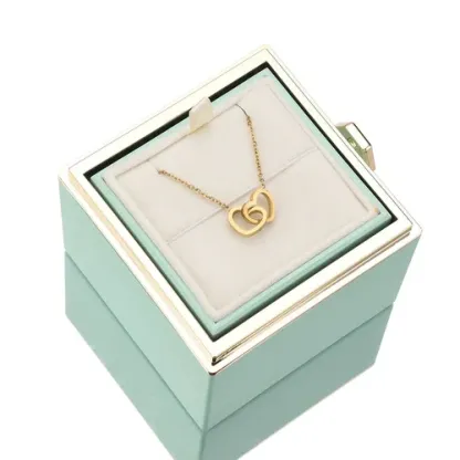 Eternal Rose Box - Colier personalizat gravat