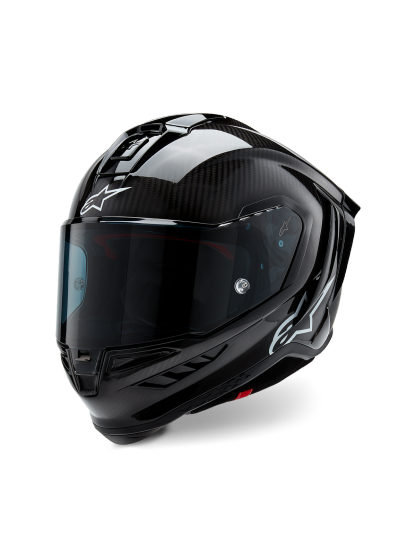 Přilba Alpinestars Supertech R10 Solid, karbonová skořepina, certifikace CE, pokročilé odvětrávání a padnutí