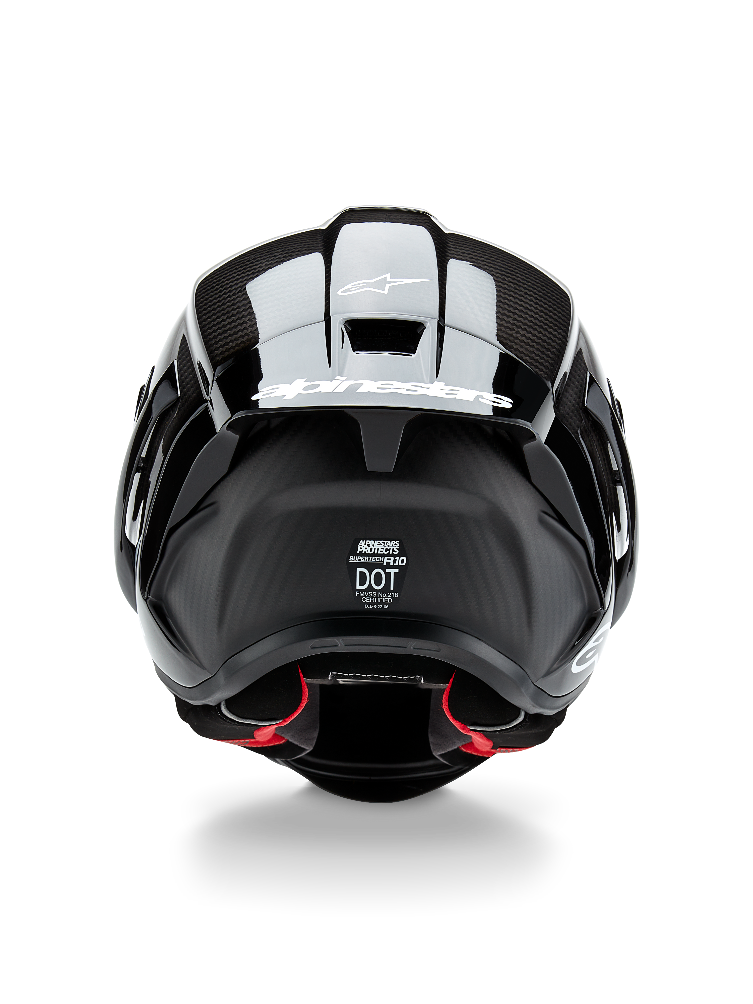 Přilba Alpinestars Supertech R10 Solid, karbonová skořepina, certifikace CE, pokročilé odvětrávání a padnutí