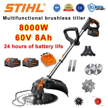 Lithium-iontová bezkomutátorová víceúčelová sekačka na trávu STIHL 15000W