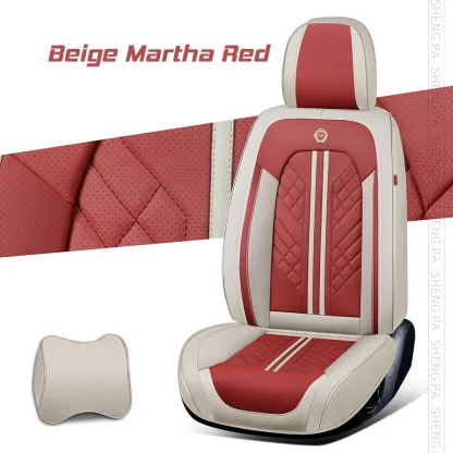 "American Zeta 2023 American Zeta 2023 Set complet de huse universale respirabile impermeabile din piele pentru mașini, SUV-uri, camioane