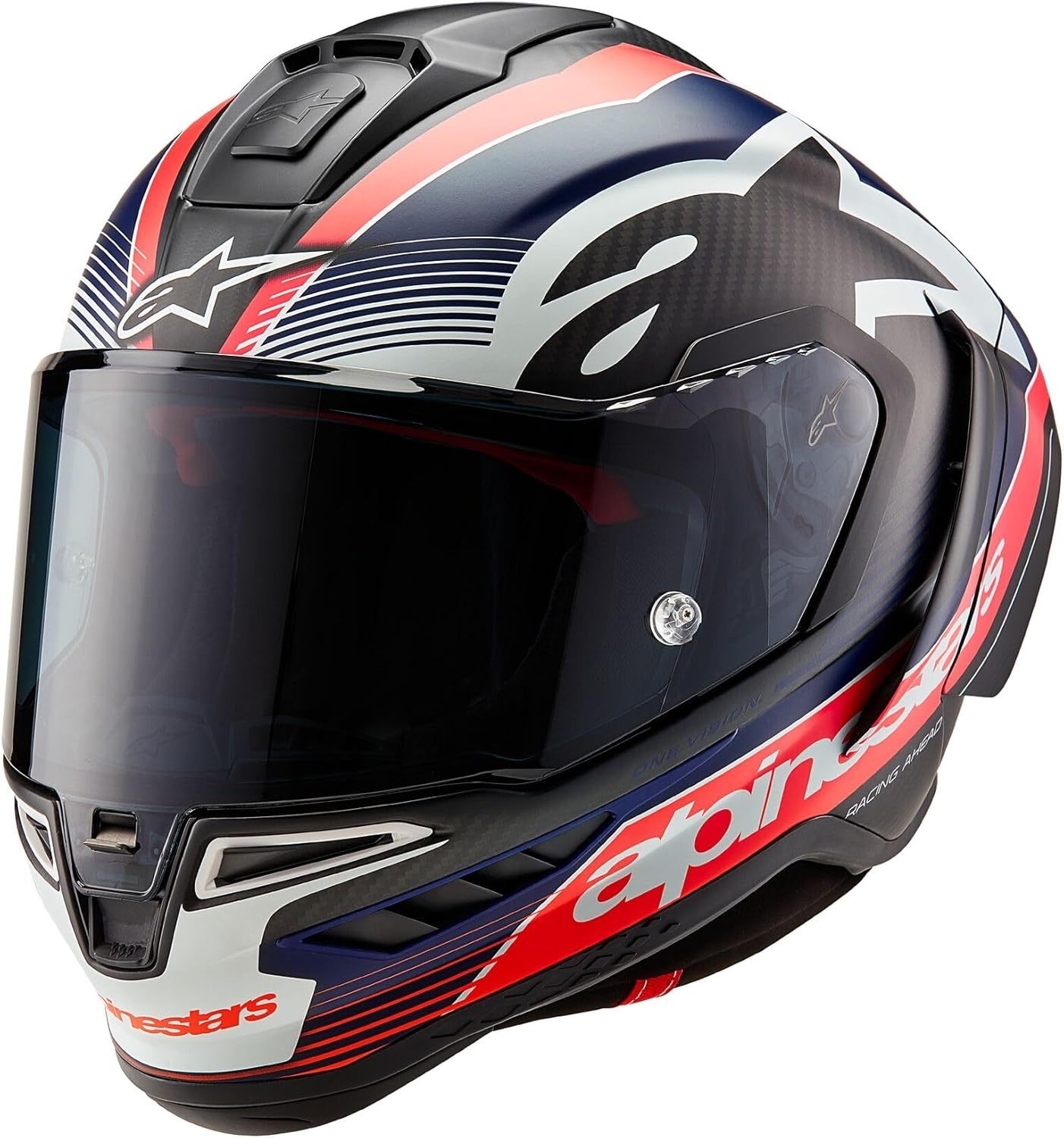 Přilba Alpinestars Supertech R10 Solid, karbonová skořepina, certifikace CE, pokročilé odvětrávání a padnutí
